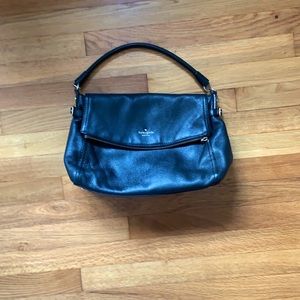 Kate Spade black leather cobble hill bag